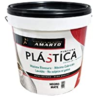 Pintura Plastica Negro Mate (4 L.)